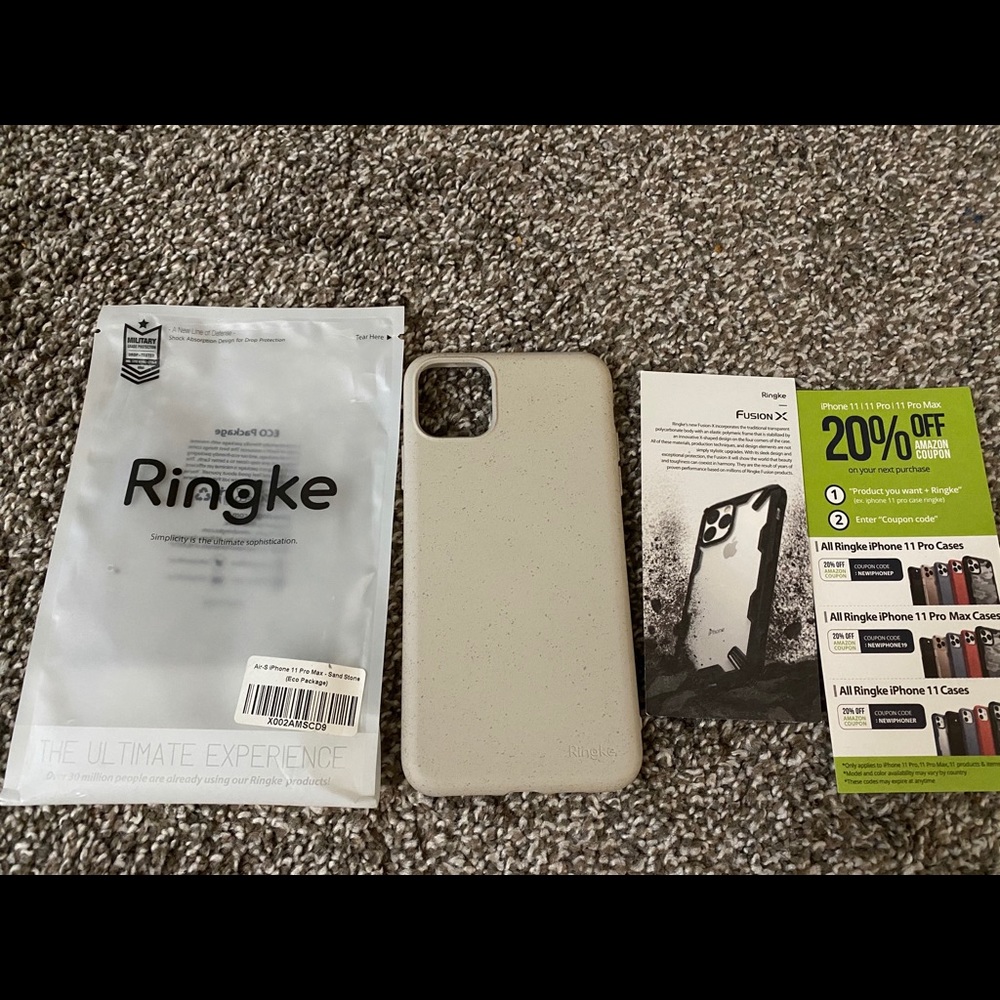 IPHONE 11 Pro Max Slim Case, SANDSTONE Ringke